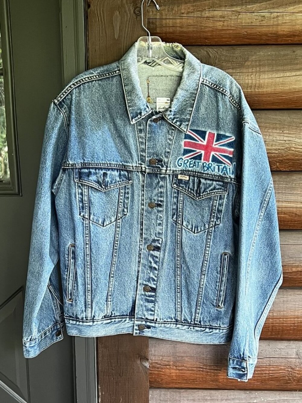 Levi Strauss Signature Men's Customized Cotton Denim Jacket w/4 Pockets, Size M